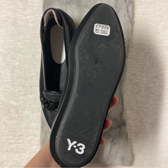 Yohji Yamamoto x adidas Low Platform Loafers Chain Detail Black Sz 8.5 - Picture 12 of 14